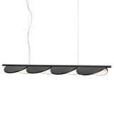 Almendra Linear Suspension 65.6 Inch Anthracite By Flos