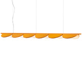 Almendra Linear Suspension 95.4 Inch Ocher By Flos