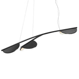 Almendra Organic Suspension Short 3 Head Anthracite By Flos