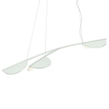 Almendra Organic Suspension Short 3 Head Off White By Flos