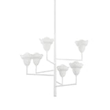 Alora Chandelier - 6-Light - White Plaster by Hudson Valley