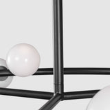 Altair Linear Chandelier Medium Aged Iron By Visual Comfort Studio -- Detailed View1