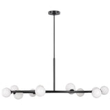 Altair Linear Chandelier Medium Aged Iron By Visual Comfort Studio