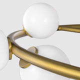 Altair Linear Chandelier Medium Burnished Brass By Visual Comfort Studio - Detailed View1