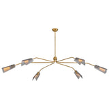 Altman Extra Large Low Profile Chandelier - Lacquered Brass - by Hinkley