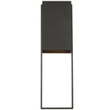 Alude Outdoor Wall Light Small Bronze By Visual Comfort Modern - Front View