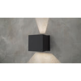 Alumilux: Cube LED Outdoor Wall Sconce by ET2 - Bronze