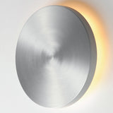 Alumilux Dish LED Outdoor Wall Sconce Satin Aluminum By ET2 - Side View1