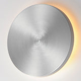 Alumilux Dish LED Outdoor Wall Sconce Satin Aluminum By ET2 - Side View