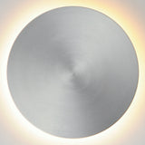 Alumilux Dish LED Outdoor Wall Sconce Satin Aluminum By ET2 - With Light