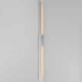 Alumilux: Line 5CCT LED Outdoor Wall Sconce by ET2 - 96 Inch, Satin Aluminum