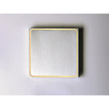 Alumilux: Outline LED Outdoor Wall Sconce by ET2 - Satin Aluminum