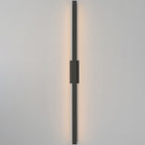 Alumilux Sideline Outdoor Wall Sconce Architecuralt Bronze Large By ET2 - With Light