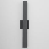 Alumilux Sideline Outdoor Wall Sconce Architectural Bronze Small By ET2 - Front View