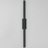 Alumilux Sideline Outdoor Wall Sconce Black Medium By ET2 - Front View