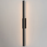 Alumilux Sideline Outdoor Wall Sconce Black Medium By ET2 - Side View1