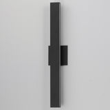 Alumilux Sideline Outdoor Wall Sconce Black Small By ET2 - Side View
