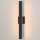 Alumilux Sideline Outdoor Wall Sconce Black Small By ET2 - With Light1