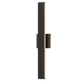 Alumilux Sideline Outdoor Wall Sconce Black Small By ET2