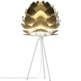 Aluvia Tripod Table Lamp Brushed Brass White By Umage