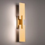 Amari Wall Sconce By Modern Forms Aged Brass Detailed View