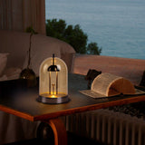 Amber Table Lamp Black Bronze By Tubicen Lifestyle View