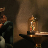 Amber Table Lamp Nickel By Tubicen Lifestyle View2