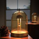 Amber Table Lamp Nickel By Tubicen Lifestyle View3