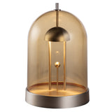 Amber Table Lamp Nickel By Tubicen