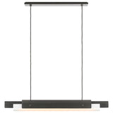 Ambrose Linear Suspension Light Small Bronze By Visual Comfort Modern - Front View1
