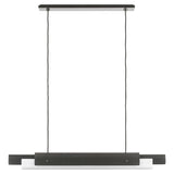 Ambrose Linear Suspension Light Small Bronze By Visual Comfort Modern - Front View