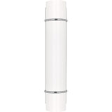 Amelie Vanity Light — 12 5/8", Milk, Polished Nickel
