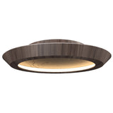 American Walnut Petra Ceiling Light with Slate Accent by Accord
