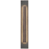 American Walnut Petra Linear Wall Lamp with Slate Accent by Accord