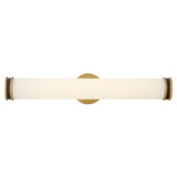 Ames LED Vanity - Lacquered Brass / Black