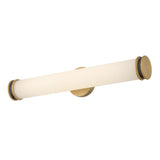 Ames LED Vanity - Lacquered Brass / Black