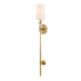 Amherst Wall Sconce - 1-Light 36.5 Inch - Aged Brass by Hudson Valley