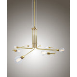 Amman Chandelier - Polished Brass