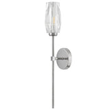 Ana Single Light Sconce Polished Nickel By Hinkley Front View