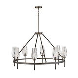 Ana Single Tier Chandelier - Black Oxide - by Hinkley