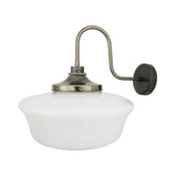 Anath Swan Neck Wall Light - Antique Silver