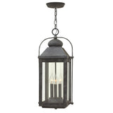 Anchorage Large Hanging Lantern - Aged Zinc - by Hinkley
