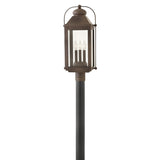 Anchorage Large Post Mount Lantern - Light Oiled Bronze - by Hinkley
