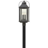 Anchorage Large Post Mount Lantern - Aged Zinc - by Hinkley