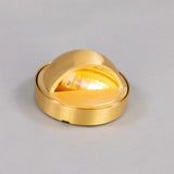 Ancona Round Spot Light - Raw Brass