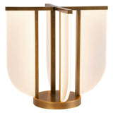 Anders Table Lamp Vintage Brass By Alora Side View