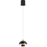 Andoria Pendant Light Black Chrome By PageOne