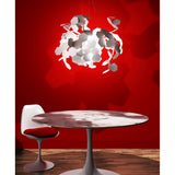 Andromeda Suspension By Zava Luce, Finish: Matte Pure White, Size: Small