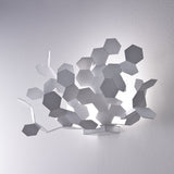 Andromeda Wall Lamp By Zava Luce, Finish: Matte Pure White