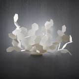 Andromeda Wall Lamp By Zava Luce, Finish: Matte Pure White